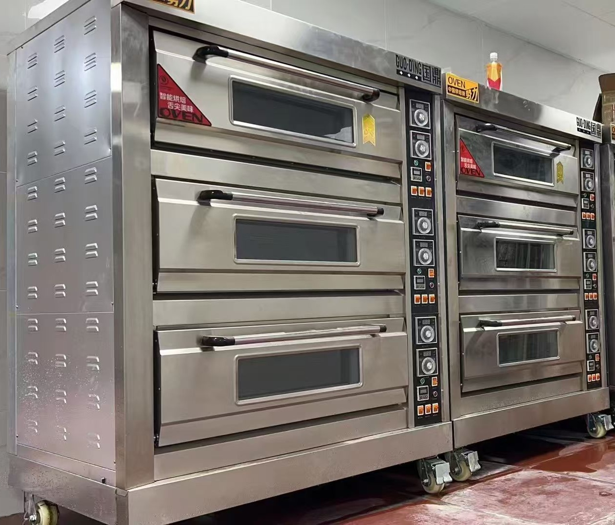 Commercial Kitchen Baking Equipment - فرن غاز تجاري بثلاثة طوابق وست