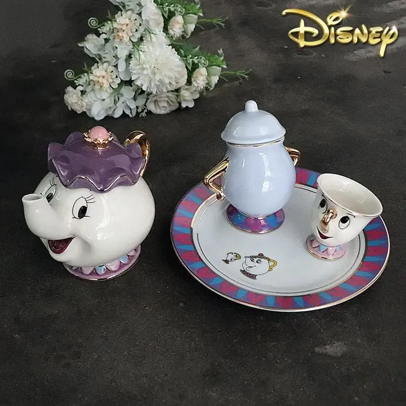 Kitchen Baking Pan Set - إبريق شاي كرتوني بتصميم الجميلة والوحش،