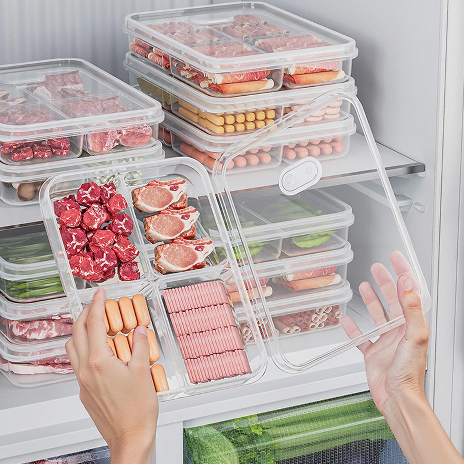 Kitchen Baking Tray Organizer - صندوق تخزين للثلاجة، علبة حفظ اللحوم