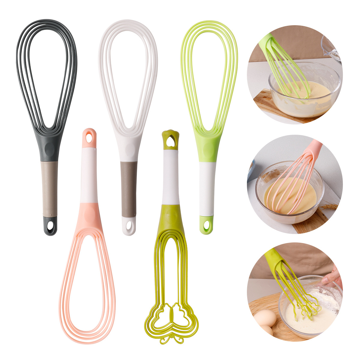 خفاقة بيض يدوية دوارة، أداة خل - مراجعة Kitchen Baking Blender وسعره
