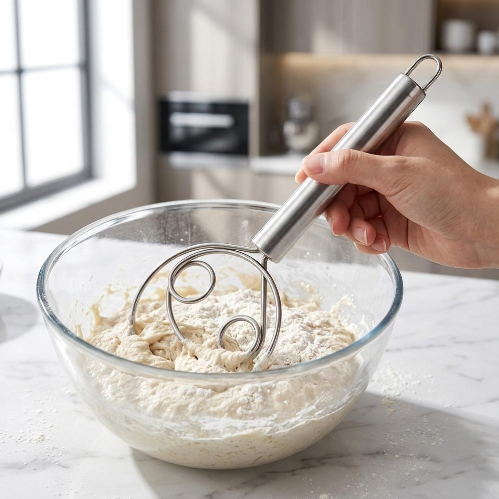 خلاط عجين من الفولاذ المقاوم ل - مراجعة Kitchen Baking Blender وسعره