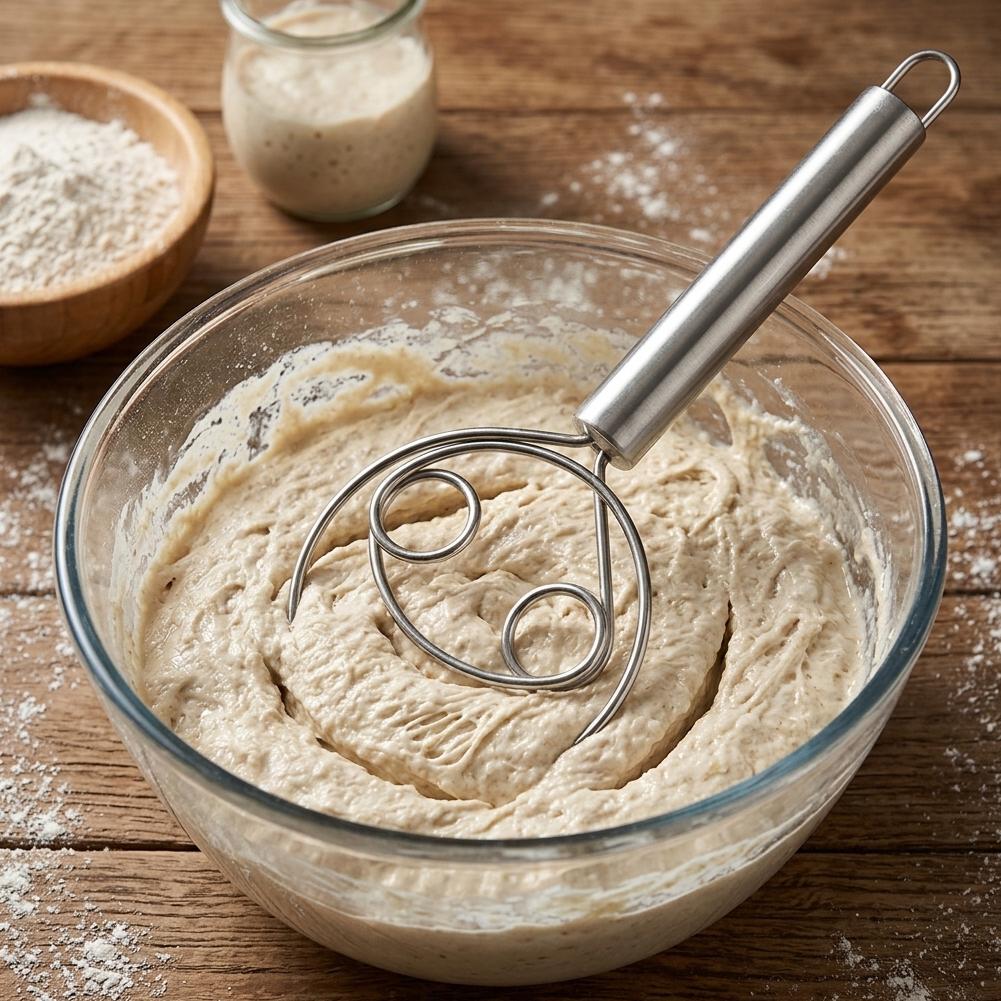 خلاط عجين من الفولاذ المقاوم ل - مراجعة Kitchen Baking Blender وسعره