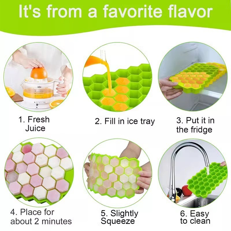 قالب مكعب كرة ثلج من السيليكون - مراجعة Kitchen Baking Tray Organizer وسعره