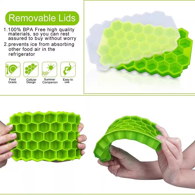 قالب مكعب كرة ثلج من السيليكون - مراجعة Kitchen Baking Tray Organizer وسعره