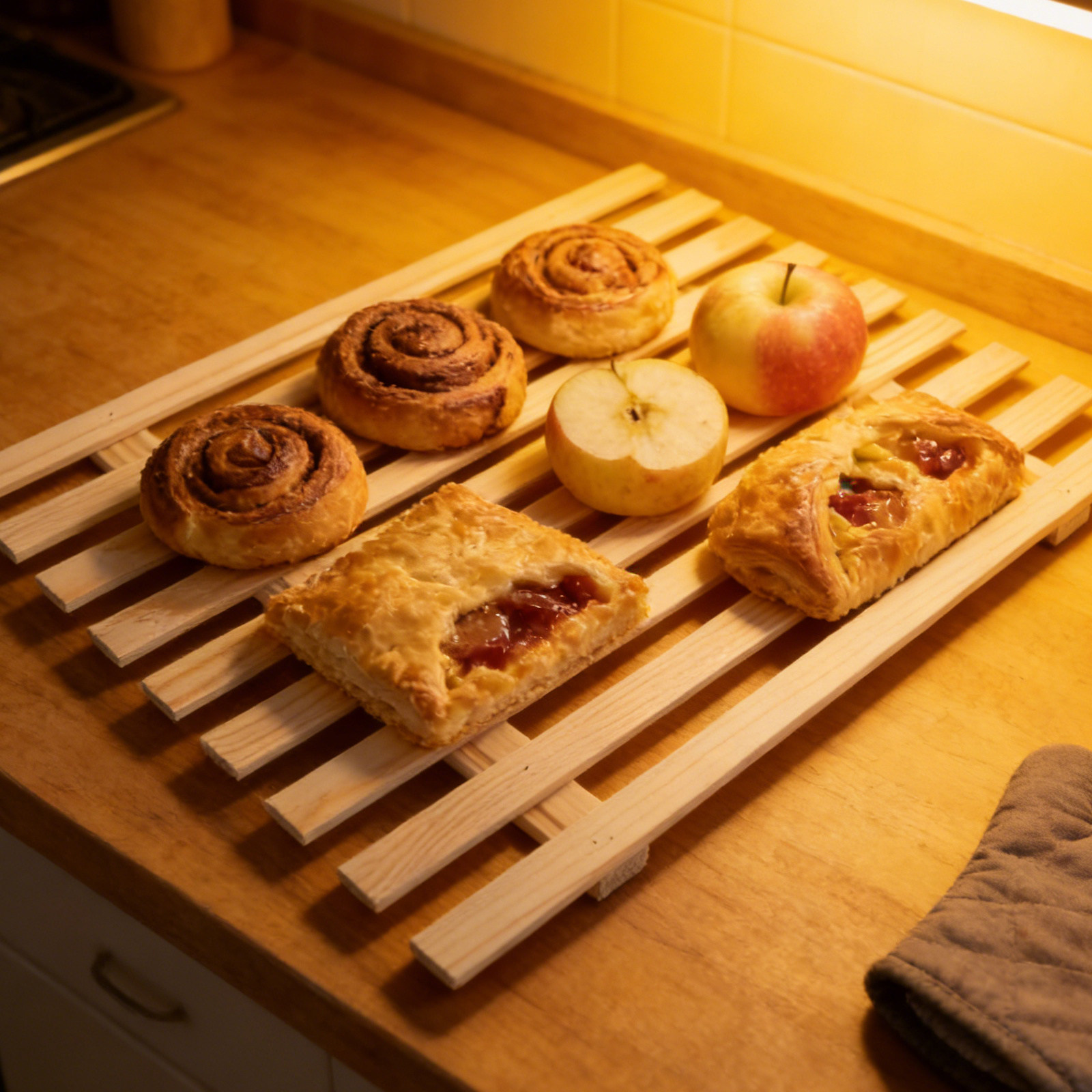 مجموعة صناديق خشبية للخبز مكون - مراجعة Kitchen Baking Pantry وسعره