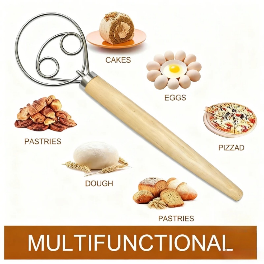 خطاف خلط العجين مزدوج الحلقة ( - مراجعة Kitchen Baking Blender وسعره