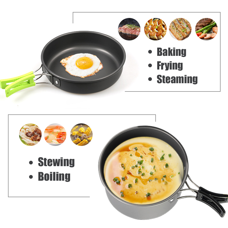 WESTTUNE التخييم طقم حلل استان - مراجعة Kitchen Baking Pan Set وسعره