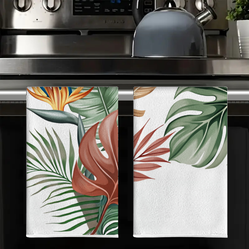 قطعتان، مناشف مطبخ بتصميم طائر - مراجعة Kitchen Baking Necessities وسعره