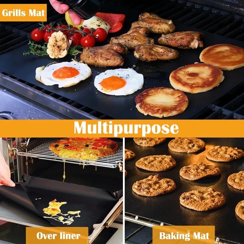 5 قطع من حصائر التيفلون غير ال - مراجعة Super Kitchen Baking Mat وسعره