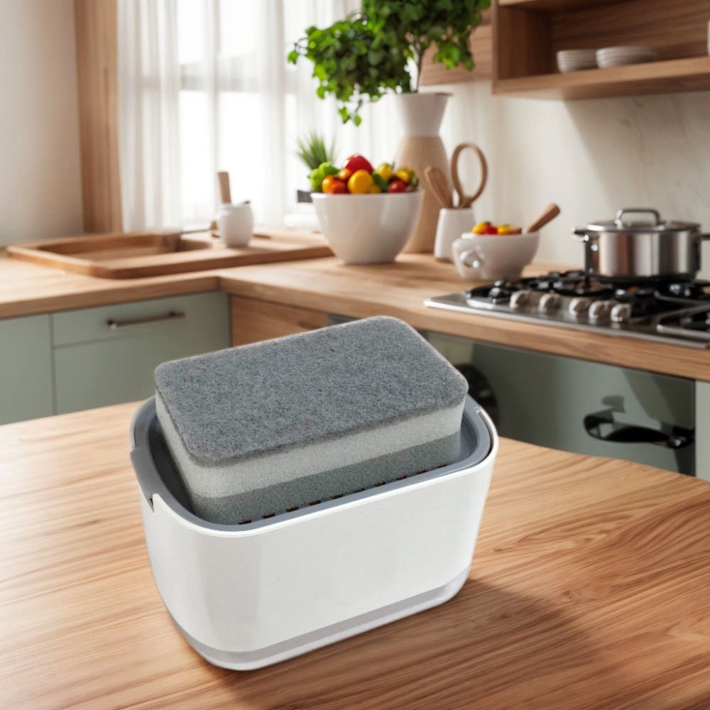 صندوق موزع الصابون يدوي الضغط، - مراجعة Kitchen Baking Tray Organizer وسعره