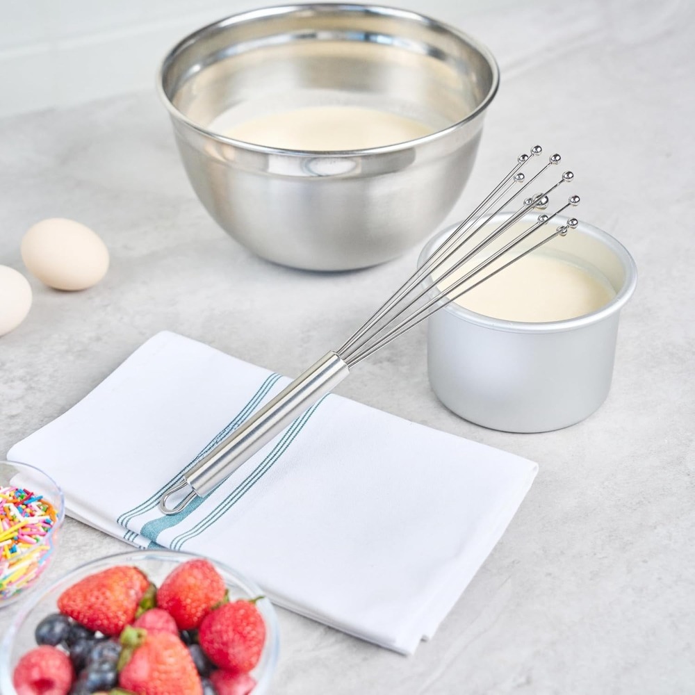 خفاقة بيض يدوية من الفولاذ الم - مراجعة Kitchen Baking Necessities وسعره