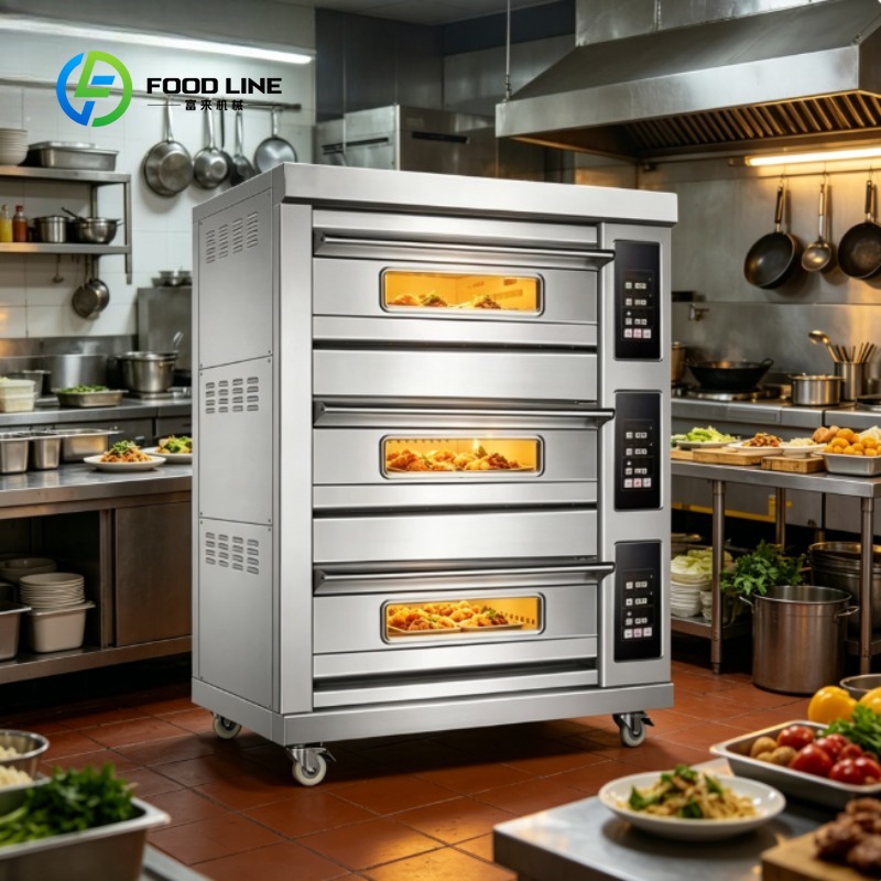 فرن تجاري من الفولاذ المقاوم ل - مراجعة Commercial Kitchen Baking Equipment وسعره
