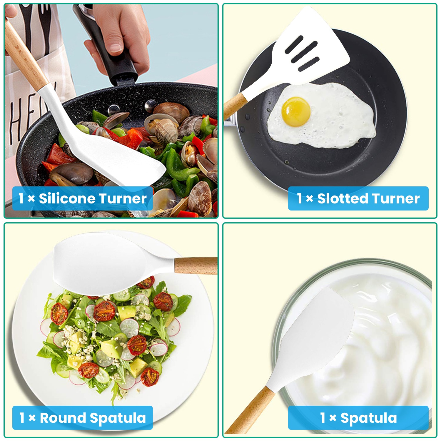 مجموعة أدوات طهي للمطبخ مكونة  - مراجعة Kitchen Baking Necessities وسعره
