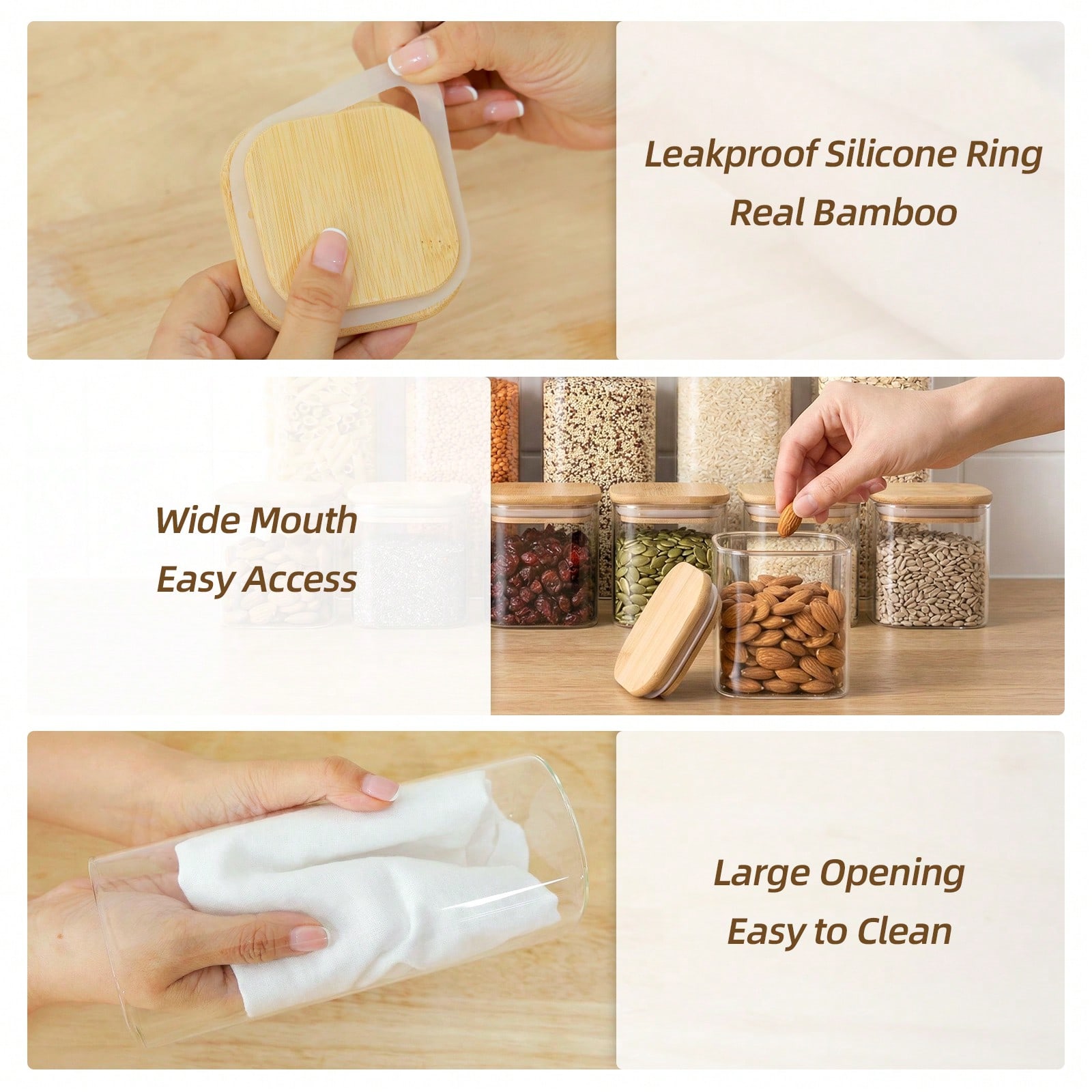 تومنك 12 قطعة من حاويات تخزين  - مراجعة Kitchen Baking Pantry وسعره